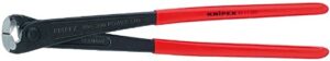 knipex - 99 11 300 tools - high leverage concreters' nippers, plastic coated (9911300)