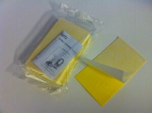 25ea. 3" x 5" yellow sticky traps for white flies, aphids, fungus gnats & leaf miners