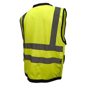 Radians Unisex Adult Industrial Safety Vest, Safety Green, Large US