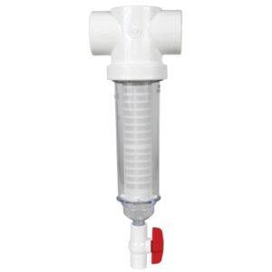rusco/vu-flow 2" 100 mesh spin down sediment filter with polyester screen