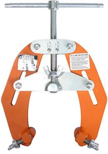 jackson tool tri-clamp - high strength pipe alignment tool with lightweight design & 2"-6" diameter - jackson-302