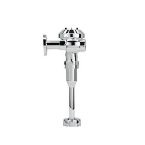 Zurn Z6003-YB-YC Aquaflush Exposed Manual Diaphragm Flush Valve with 3.5 GPF, Sweat Solder Kit, and Cast Wall Flange in Chrome