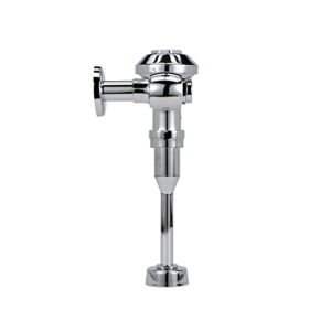 Zurn Z6003-YB-YC Aquaflush Exposed Manual Diaphragm Flush Valve with 3.5 GPF, Sweat Solder Kit, and Cast Wall Flange in Chrome