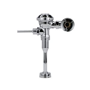 Zurn Z6003-YB-YC Aquaflush Exposed Manual Diaphragm Flush Valve with 3.5 GPF, Sweat Solder Kit, and Cast Wall Flange in Chrome