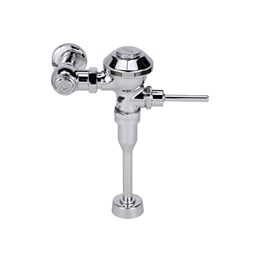 Zurn Z6003-YB-YC Aquaflush Exposed Manual Diaphragm Flush Valve with 3.5 GPF, Sweat Solder Kit, and Cast Wall Flange in Chrome