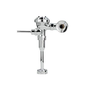 Zurn Z6003-YB-YC Aquaflush Exposed Manual Diaphragm Flush Valve with 3.5 GPF, Sweat Solder Kit, and Cast Wall Flange in Chrome