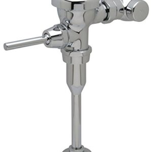 Zurn Z6003-YB-YC Aquaflush Exposed Manual Diaphragm Flush Valve with 3.5 GPF, Sweat Solder Kit, and Cast Wall Flange in Chrome