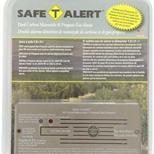 Safe-T-Alert by MTI Industries 35-742-BR 35 Series Dual LP/CO Alarm - Flush Mount, Brown