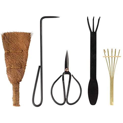 BambooMN Bonsai Tool Kit 5pc Basic Care Set - 1 Set