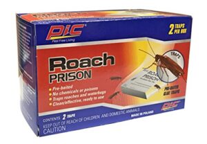 pic roach prison pre-baited glue trap (2 pack)