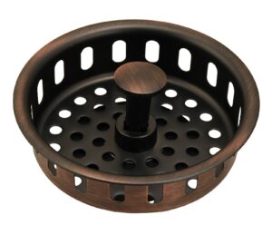 replacement basket for kitchen sink strainers, antique copper finish - by plumb usa