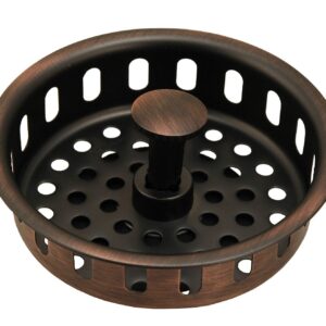 Replacement Basket for Kitchen Sink Strainers, Antique Copper Finish - By Plumb USA