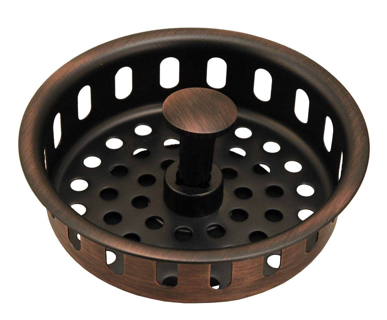 Replacement Basket for Kitchen Sink Strainers, Antique Copper Finish - By Plumb USA