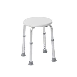 Drive Medical RTL12004KD Handicap Bathroom Stool, White