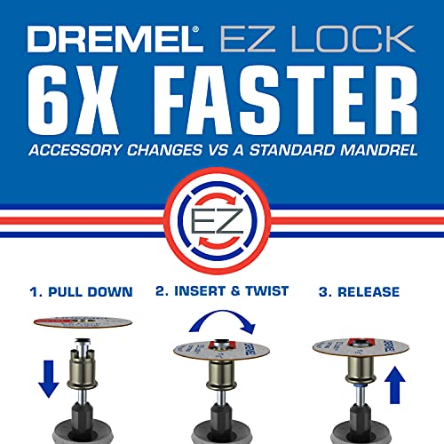 Dremel EZ413SA EZ Lock 240 Grit Sanding Disc