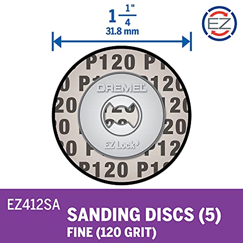 Dremel EZ412SA EZ Lock 120 Grit Sanding Disc