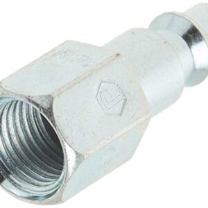 Primefit IP1414FS-B25-P (25 Pack) Industrial Style Air Quick Connect Plugs/Nipples 1/4" x 1/4" Female NPT