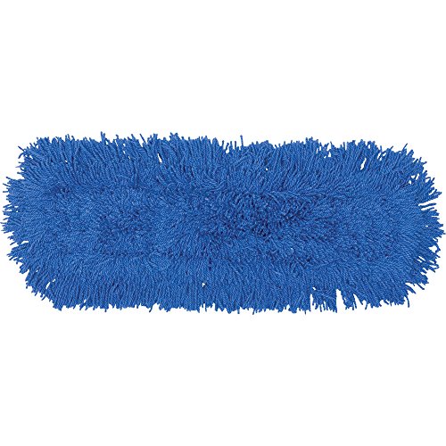 Rubbermaid Commercial Products Twisted Loop Dirt Mop Head Replacement, 24-Inch, Blue, Protective Fibers to Avoid Dirt, Wet Mop For Floor Cleaning Office/School/Stadium/Lobby/Restaurant