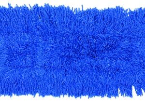 Rubbermaid Commercial Products Twisted Loop Dirt Mop Head Replacement, 24-Inch, Blue, Protective Fibers to Avoid Dirt, Wet Mop For Floor Cleaning Office/School/Stadium/Lobby/Restaurant
