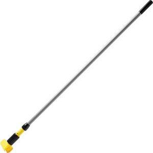 Rubbermaid Commercial Products Gripper Wet Mop Handle, 54-Inch Fiberglass, Heavy Duty Mop for Industrial/Household Floor Cleaning, Quick Change Mop Head