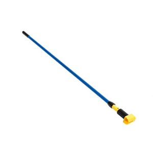 rubbermaid commercial products invader fiberglass wet mop handle, 60-inch, blue, heavy duty mop head replacement for industrial/household floor cleaning