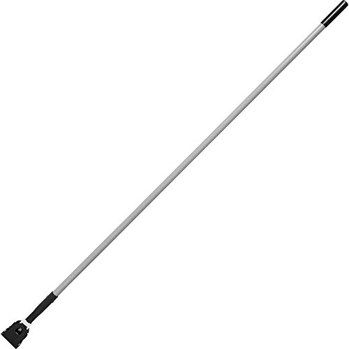 Rubbermaid Commercial Products Snap-On Fiberglass Dust Mop Handle for Floor Cleaning, 60-Inch, Flexible Maneuvering for Tile/Wood/Laminate Floors in Home/Kitchen/Bathroom/Office/Lobby/Restaurant,Black