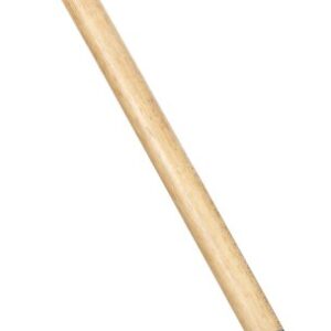 Rubbermaid Commercial Products Lacquered-Wood Broom Handle With Threaded Metal Tip, Natural for Floor Cleaning/Sweeping in Home/Office 60in