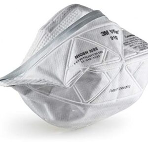 3M N95 Respirator, VFlex Particulate Respirator 9105, Disposable, Sweeping, Sanding, Grinding, Sawing, Bagging, Dust, 50/Box