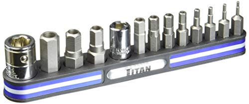 Titan 16136 13-Piece Tamper Resistant Metric Hex Bit Set