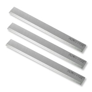 powertec 14803 6-inch jointer knives for delta 37-658 37-190 37-195 37-205 37-220 37-275x, jet 708457k jj-6cs, set of 3