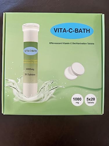 Vitabath Vita-c-bath Effervescent Vitamin C Dechlorination, 1000 mg, 100 Tablets