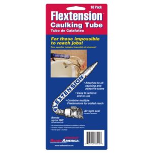 ready america ft-88510 flextension caulking tube tip, 10-pack