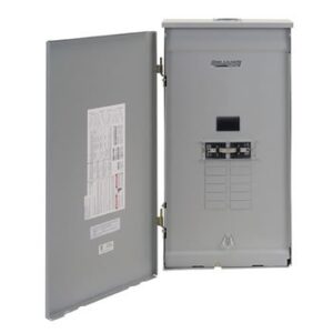 reliance controls trc outdoor transfer sub panel/link for 100a utility and 60a generator