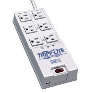 tripp lite tr-6 protect it! 6-outlet super surge alert protector, 6-foot cord length (2,420 joules)
