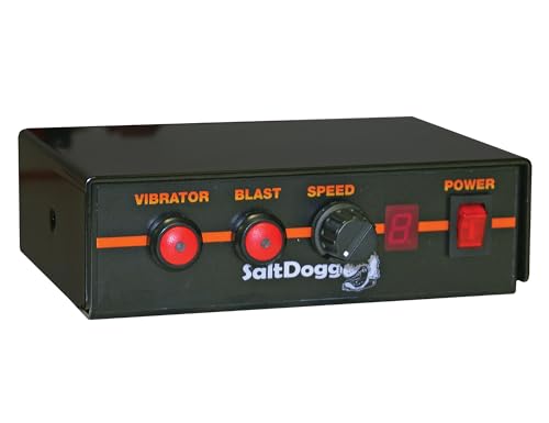 Buyers Products SaltDogg 3011864 Variable Speed Replacement Controller W/ Vibrator Switch for TGS Series Tailgate Salt Spreaders, Auger & Spinner Control, Salt Spreader Truck Accessories