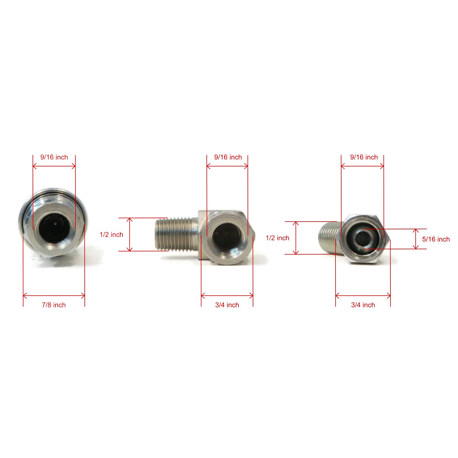 Angle Hose Kit for Western Snow Plows