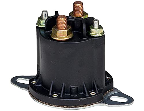 SAM Buyers Products 1306317, 12 Volt Continuous Duty Solenoid, Plastic Case