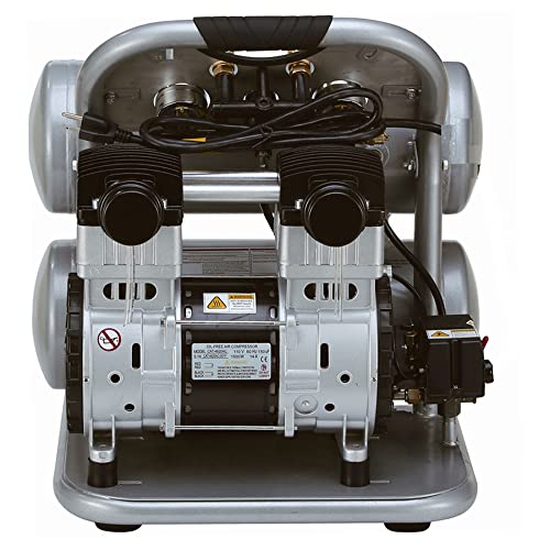 CALIFORNIA AIR TOOLS CAT-4620AC 4GAL 2HP Twn Compressor, Silver