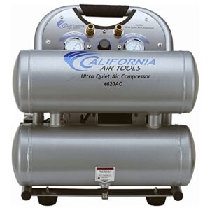 CALIFORNIA AIR TOOLS CAT-4620AC 4GAL 2HP Twn Compressor, Silver