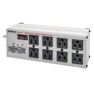 trendnet isobar8ultra isobar ultra surge protector/suppressor with modem/fax 8 outlets 12ft. cord led's 2320 joules