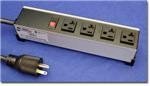 hammond manufacturing 1589t4f1 20 amp power bar, 4 outlets