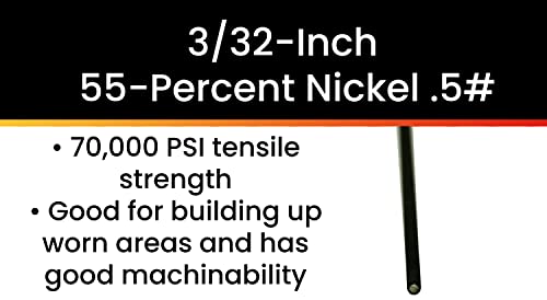 Hot Max 23313 3/32-Inch 55-Percent Nickel Cast Iron .5# ARC Welding Electrodes