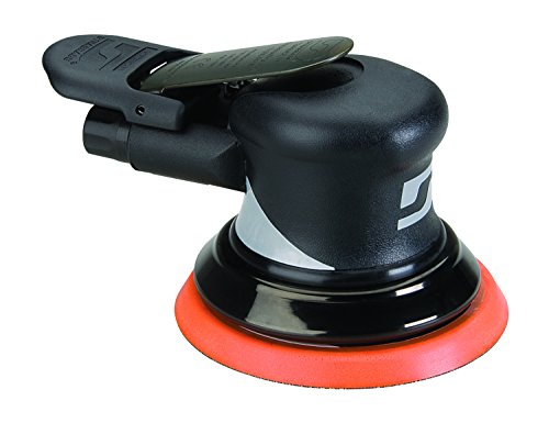 Dynabrade (56850) Dynorbital Supreme 5" (127 mm) Diameter Random Orbital Sander, Non-Vacuum | Proportionate 3/32" (2.5 mm) Diameter Orbit | 12000 RPM Pneumatic Motor