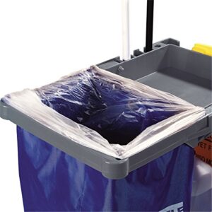 Carlisle FoodService Products JC194614 Blue 25 Gallon Rip Stop Nylon Replacement Bag for JC1945 Janitorial Cart