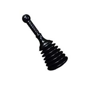 Master Plunger MPS4 Sink & Drain Plunger for Kitchen Sinks, Bathroom Sinks, Showers, and Bathtubs. Small and Strong Design with Large Bellows Commercial & Residential Use, Black