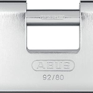 ABUS 92/80 KD All Weather Solid Brass with Steel Jacket Monoblock Keyed Different Padlock