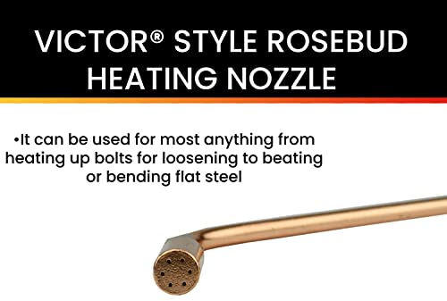 Hot Max 22088 Victor Style Medium Duty Rosebud Heating Nozzle for Oxy-Acetylene, 6, 6MFA-1