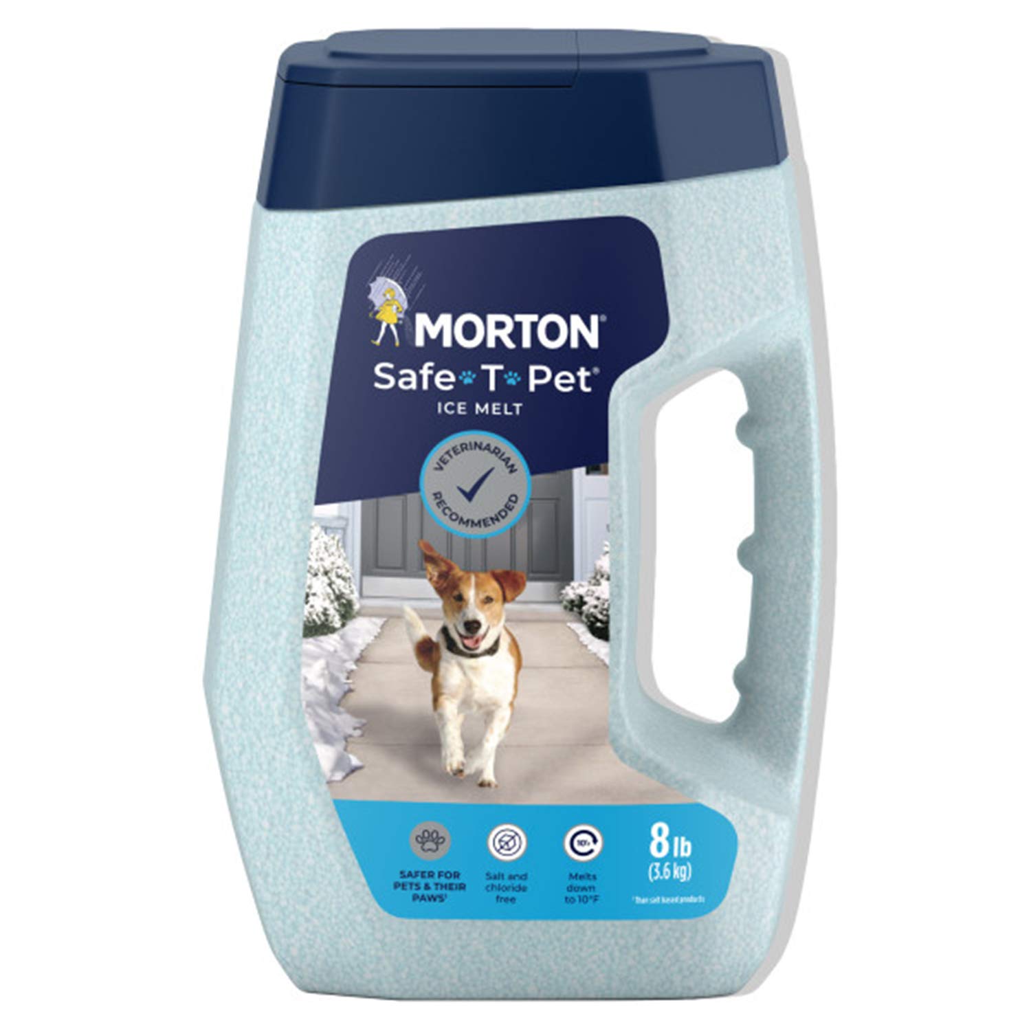 Morton Snow & Ice Melt, Safe for Pets, 8 Pound Jug