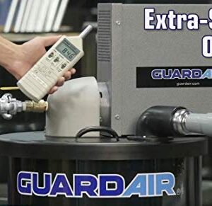 Guardair Pneumatic Vacuum N551BC 55 Gallon Drum Complete Kit with B Venturi Head, 2-Inch Hose and Tools