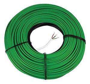 warmly yours snow melting cable, 240v, 428 ft. (107 sq. ft.), green, ft